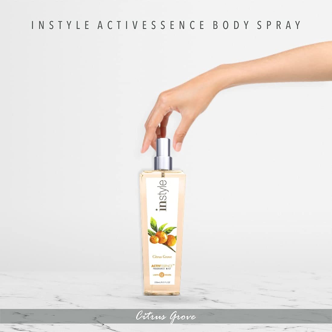 Instyle Activessence Body Spray | Citrus Grove | Women’s Body Spray | 8 Fluid Ounces Beauty & Personal Care Instyle Fragrances