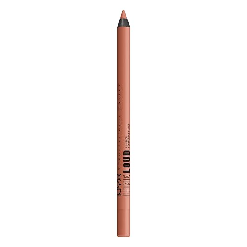 NYX PROFESSIONAL MAKEUP Line Loud Lip Liner, Longwear and Pigmented Lip Pencil with Jojoba Oil & Vitamin E - Daring Damsel (Light Warm Peach Nude) Beauty & Personal Care NYX PROFESSIONAL MAKEUP