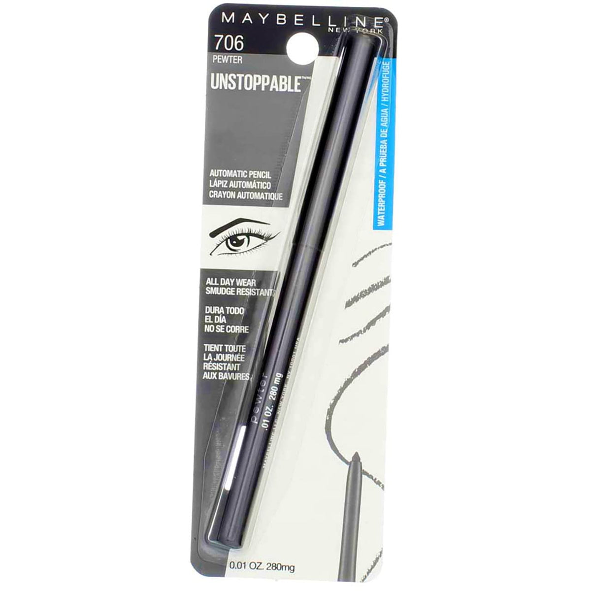 Myb Unstop Eyeliner #30 Size 1 Ct Beauty & Personal Care MAYBELLINE