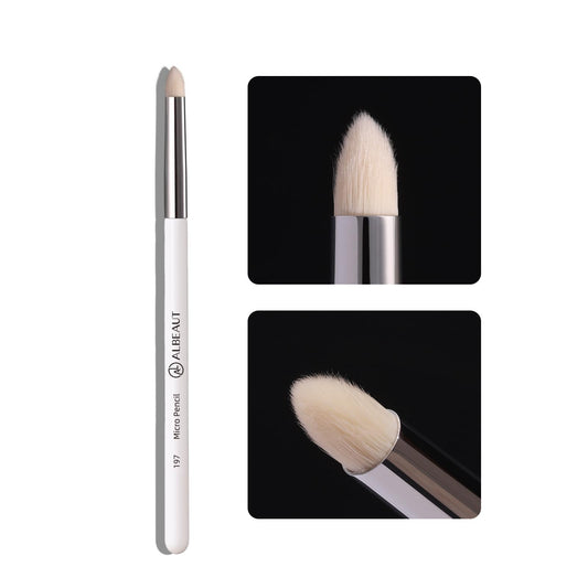 Albeaut Small Eyeshadow Brush, Soft Firm Pencil Brush with Precise Point, Eyeliner Smudge Tool, Delicate Areas Eye Shadow Applicator for Inner Eye Beauty & Personal Care ALBEAUT