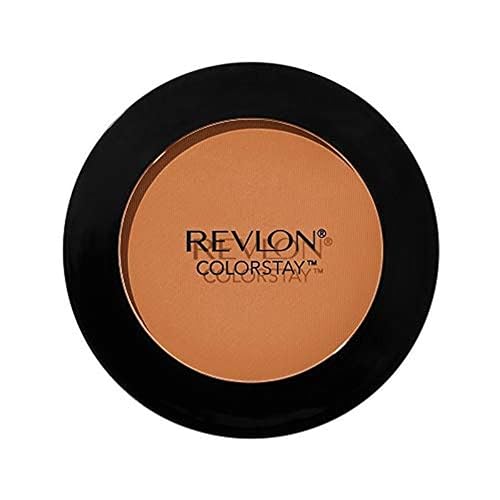 Revlon Powder Foundation, ColorStay Face Makeup, Longwearing, Oil Free-Fragrance Free, Noncomedogenic, Cappuccino (410) Beauty & Personal Care REVLON