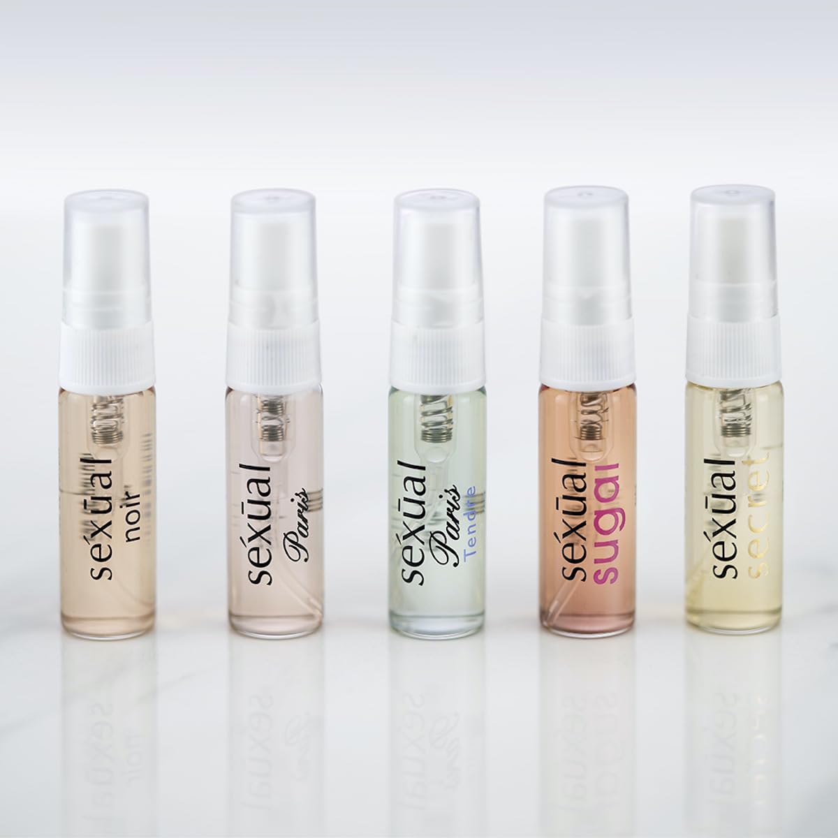 Michel Germain Sexual Discovery Set for Her, Women's Perfume, 5 x 0.07 Fl Oz Vials, Floral & Gourmand Perfumes for Her Beauty & Personal Care Michel Germain