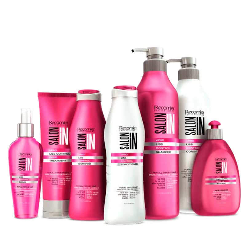Recamier Professional Salon In +Pro Liss Control Hair Shampoo, Conditioner and Treatment Bundle 3 Piece kit 40403 Small Beauty & Personal Care RECAMIER PROFESSIONAL SALON IN