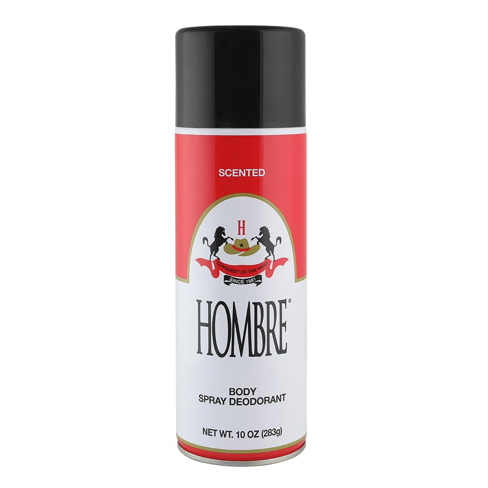 Hombre Red Deodorant Spray 10oz 283g With 80% More Product! (1 Pack) Beauty and Personal Care HOMBRE