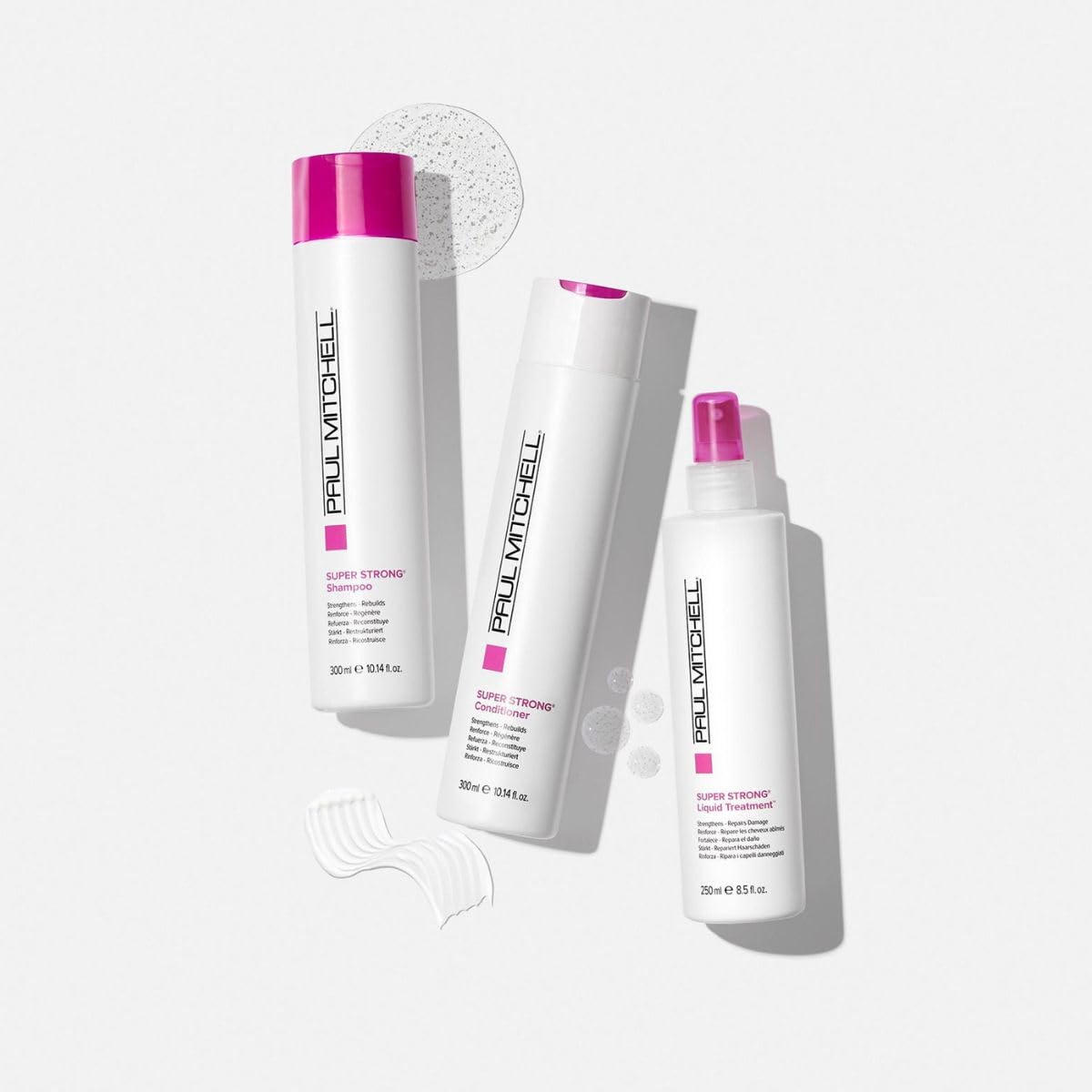 Paul Mitchell Super Strong Liquid Treatment, Strengthens + Repairs Damage, For Damaged Hair, 8.5 fl. oz.