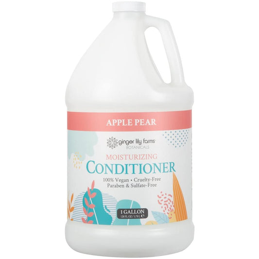 Ginger Lily Farms Botanicals Moisturizing Conditioner for Dry Hair, 100% Vegan & Cruelty-Free, Apple Pear Scent, 1 Gallon Refill (128 fl oz) Beauty & Personal Care Ginger Lily Farms