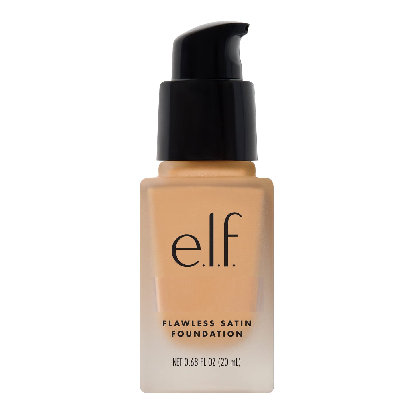 e.l.f. Flawless Satin Foundation, Lightweight & Medium Coverage, Semi-Matte Finish, Vegan , Toffee, 0.68 Fl Oz (20mL) Beauty & Personal Care e.l.f.