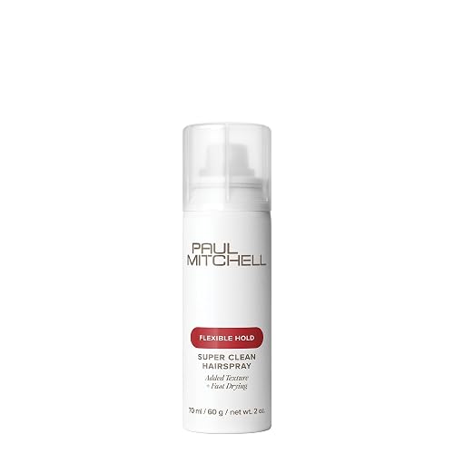 Paul Mitchell Super Clean Hairspray, Fast Drying, Adds Texture + Flexible Hold, For All Hair Types, 2 oz Beauty & Personal Care Paul Mitchell