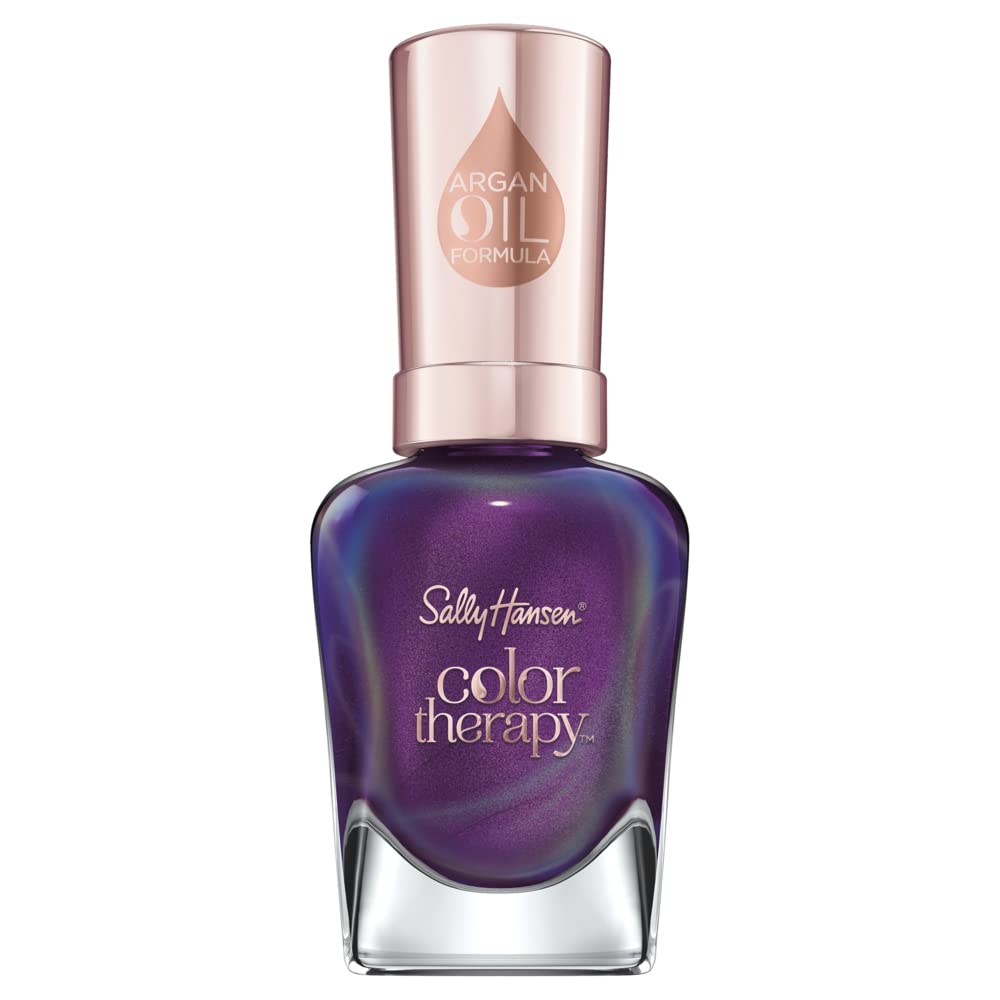 Sally Hansen Color Therapy Nail Polish, Plum Euphoria 402 Beauty & Personal Care Sally Hansen