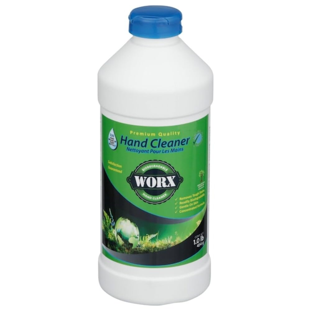 Worx All-Natural Hand Cleaner All Natural Powdered Hand Soap, Bottle, 1 Pound Beauty & Personal Care WORX
