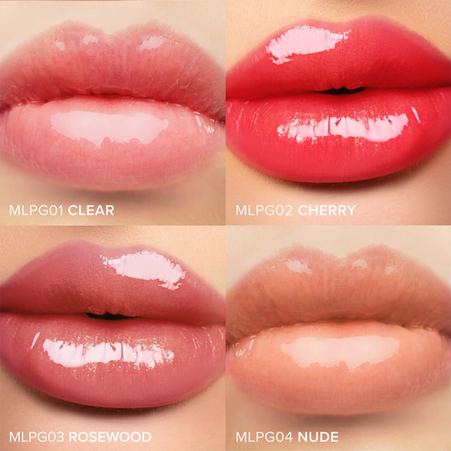 Absolute New York Lip Plump High-Shine Gloss MLPG02 Cherry Beauty & Personal Care Absolute New York
