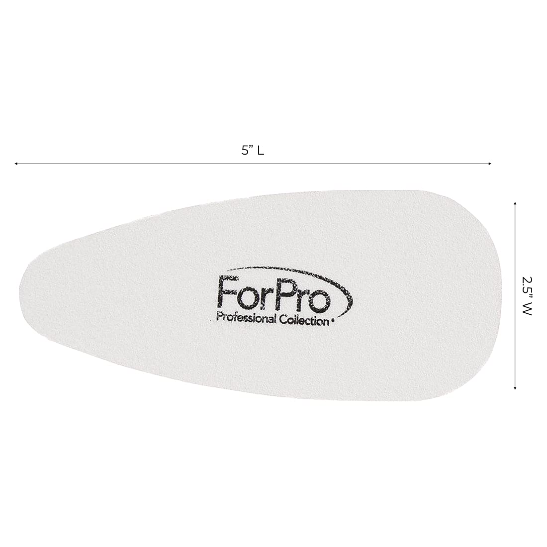 ForPro Professional Collection Amazing Pedi System Refill Strips, White, 80 Grit, Pedicure File Refills, 5” L x 2.5” W, 20-Count Beauty & Personal Care ForPro Professional Collection