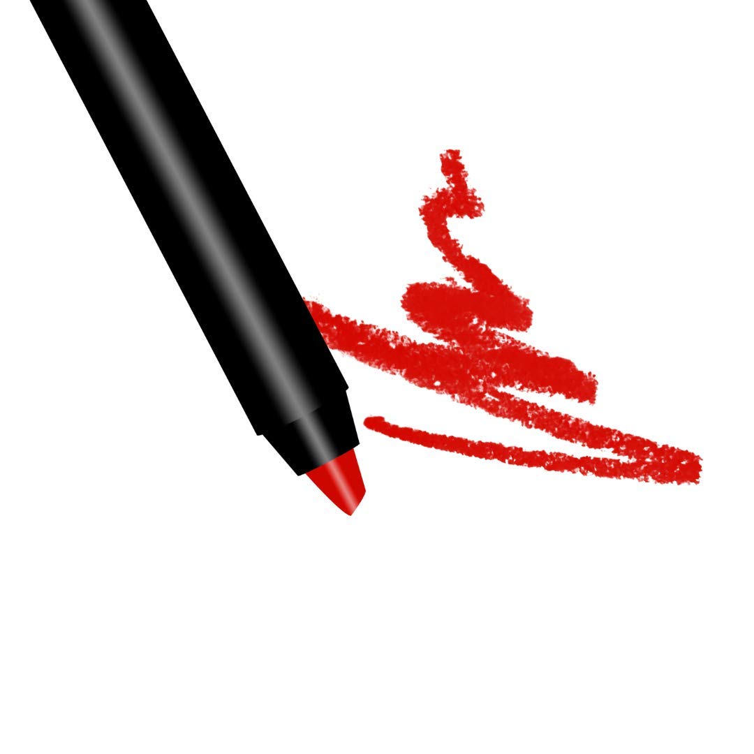By The Clique Premium Long Lasting Matte Red Lip Liner Pencil |Red Carpet Ready Red Ultra Wear Lip Liner Beauty & Personal Care By The Clique