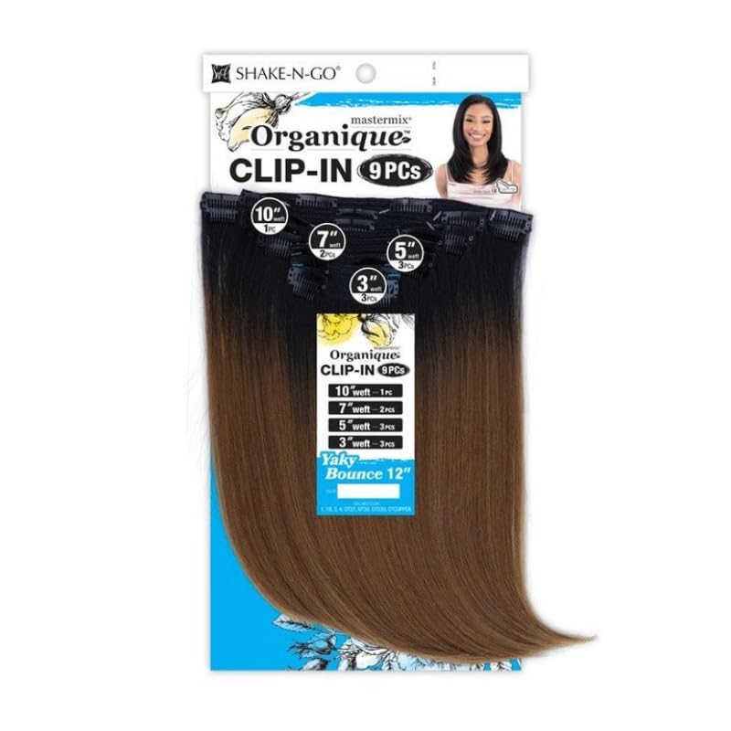 Shake-N-Go Organique 9pcs Clip-In - Yaky Bounce 12" (OT530)