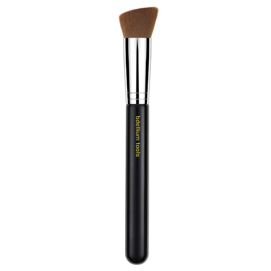 Bdellium Tools Professional Makeup Brush - Maestro Series 956 Slanted Precision Kabuki - With Soft Synthetic Fibers, For Perfect Complexion (Black