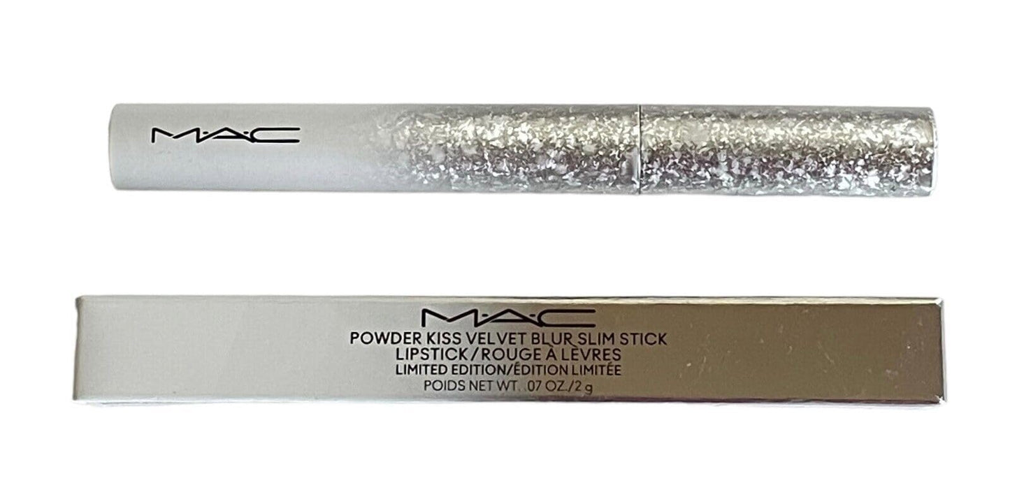 MAC Powder Kiss Velvet Blur Slim Lipstick Limited Edition ~ Merry Cherry Beauty & Personal Care MAC