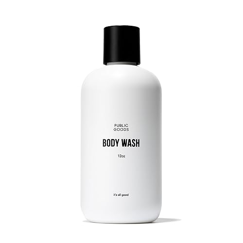 Public Goods Body Wash for Men and Women | Natural Soap for Bath & Shower | Body Scrub Made with Organic Essential Oils | Sulfate & Paraben Free | Beauty & Personal Care Public Goods