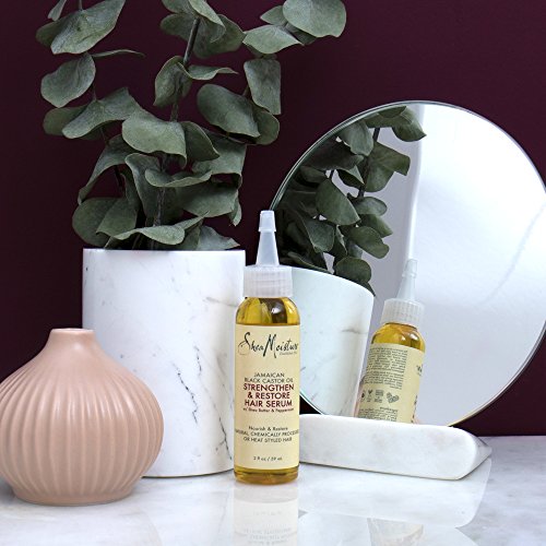 Sheamoisture Hair Serum Oil for Damaged Hair Jamaican Black Castor Oil Hair Oil with Shea Butter 2 oz Beauty & Personal Care SheaMoisture
