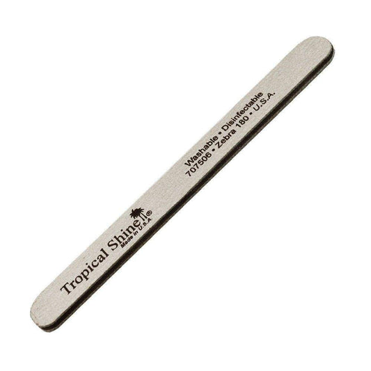 Tropical Shine Zebra Nail File 180/180 Grit (Fifty Pack) Beauty & Personal Care Tropical Shine