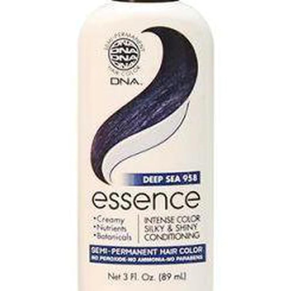 DNA ESSENCE Hair Color, infused with Henna, Nutrients & Botanical, No Ammonia, No Parabens, No Peroxide (DEEP SEA 958) Beauty & Personal Care DNA ESSENCE Hair Color