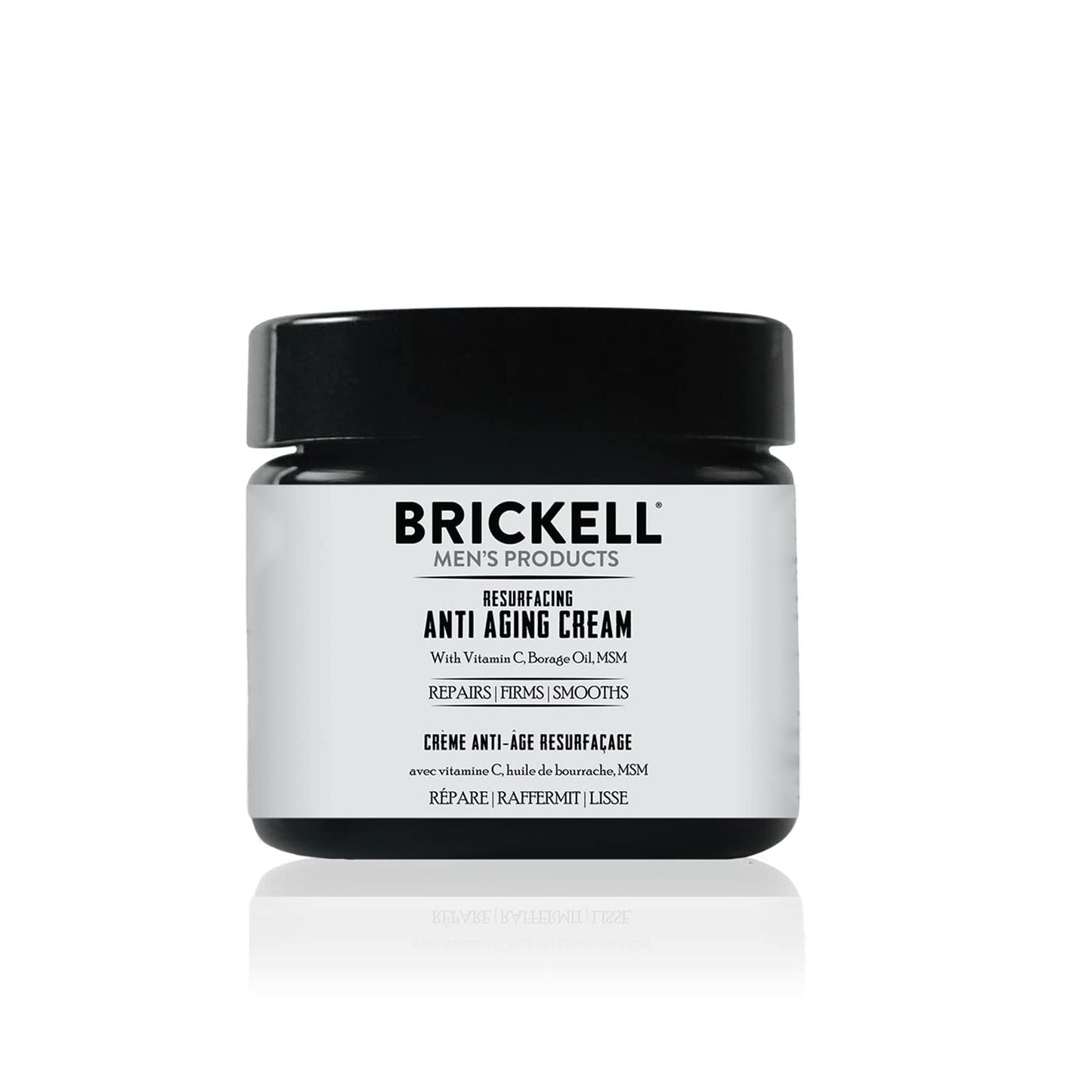 Brickell Men's Products Resurfacing Anti-Aging Face Cream For Men, Natural and Organic Face Moisturizer, Vitamin C Cream For Wrinkles, 2 Ounce Beauty & Personal Care Brickell Men's Products