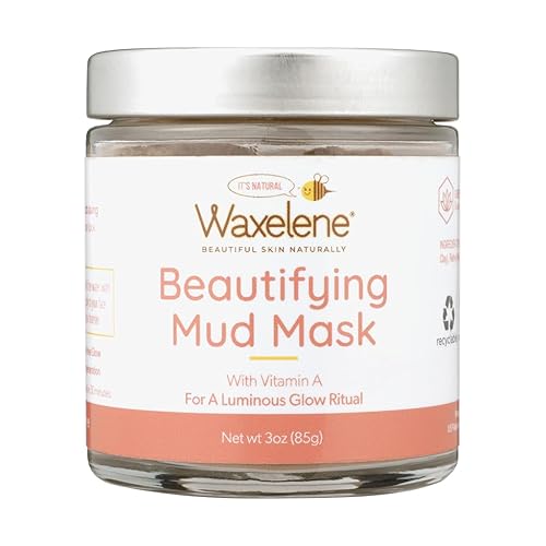 Waxelene Beautifying Mud Mask, With Vitamin A Beauty & Personal Care Waxelene