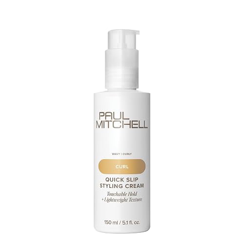 Paul Mitchell Quick Slip Styling Cream, Faster Styling + Touchable Hold, For Curly Hair + Wavy Hair, 5.1 fl. oz Beauty & Personal Care Paul Mitchell