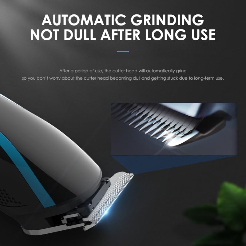 GLESVOWIO Hair Clippers for Men 6 in 1 Electric Trimmer Full Body Clipper Set USB Charging Nose Beard Cutter Machine Beauty and Personal Care GLESVOWIO