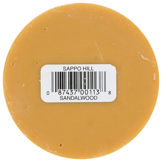 Sappo Hill Sandalwood Glycerine Soap - 3.5 oz - Case of 12 Beauty & Personal Care Sappo Hill
