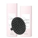 M Hair Designs Scalp Brush + Kera Silk Smoothing Shampoo & Conditioner (Bundle) - Frizz Control, Sulfate-Free, Keratin Hair Care for Smooth, Silky Beauty & Personal Care M Hair Designs