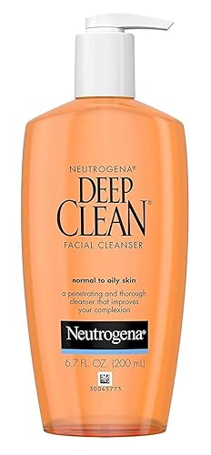Neutrogena Deep Clean Facial Cleanser 6.7 Ounce (200ml) (Pack of 3) Beauty & Personal Care Neutrogena