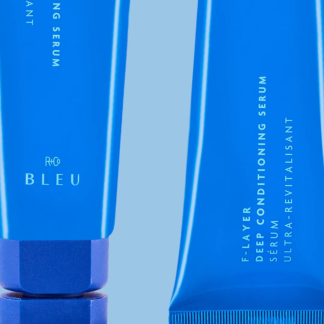 R+Co BLEU F-Layer Deep Conditioning Serum - Leave-In Treatment to Hydrate, Repair & Detangle Hair - Adds Smoothness, Shine & Frizz Prevention - Vegan Beauty & Personal Care R+Co
