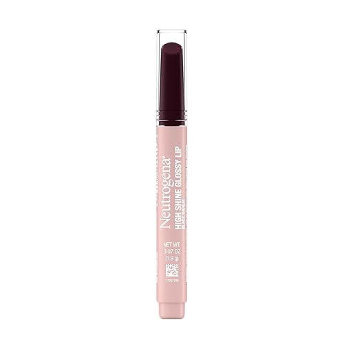 Neutrogena High Shine Glossy Lip, Nourishing Lip Gloss with Maracuja Oil, Antioxidant Vitamin E & Vitamins, Non-Retractable, Buildable Pigmented Beauty & Personal Care Neutrogena