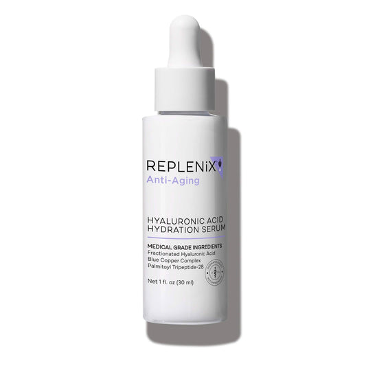Replenix Pure Hydration Hyaluronic Acid Serum - Medical Grade Anti-Aging Treatment, Reduces Appearance of Wrinkles, Uneven Skin Tone, Firming, 1 oz. Beauty & Personal Care Replenix