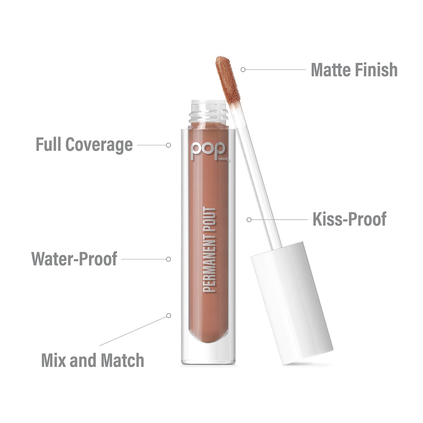 POP Beauty PERMANENT POUT BEAUTY | BUTTER BABE | Long Lasting Liquid Lipstick, Kiss-proof Water-proof, Smudge Transfer Proof, Velvet Lip Paint, Matte Beauty & Personal Care POP Beauty