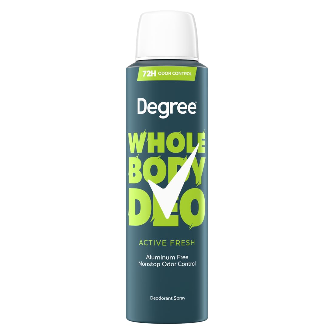 Degree Men Whole Body Deodorant Spray for Men, Active Fresh Scent, Aluminum Free 72H Odor Protection 4 oz Beauty and Personal Care Degree