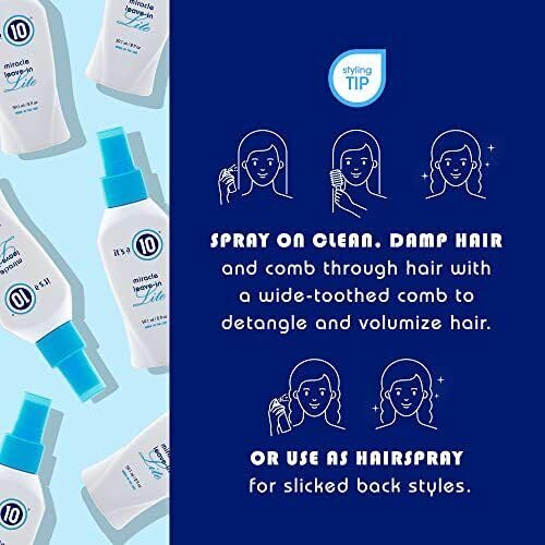 it's a 10 Haircare Miracle Leave-In Lite, 2 fl. oz. (Pack of 3) Beauty & Personal Care It's a 10 Haircare