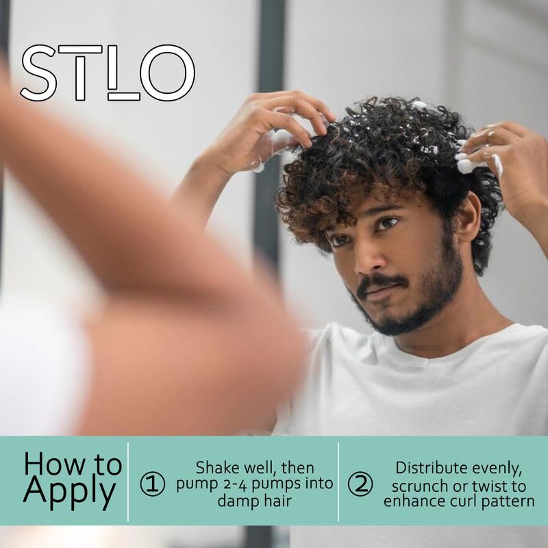 STLO Mousse for Perfect Curls - Radiant Shine with Frizz Control - Lightweight Moisturizing Foam Beauty & Personal Care STLO