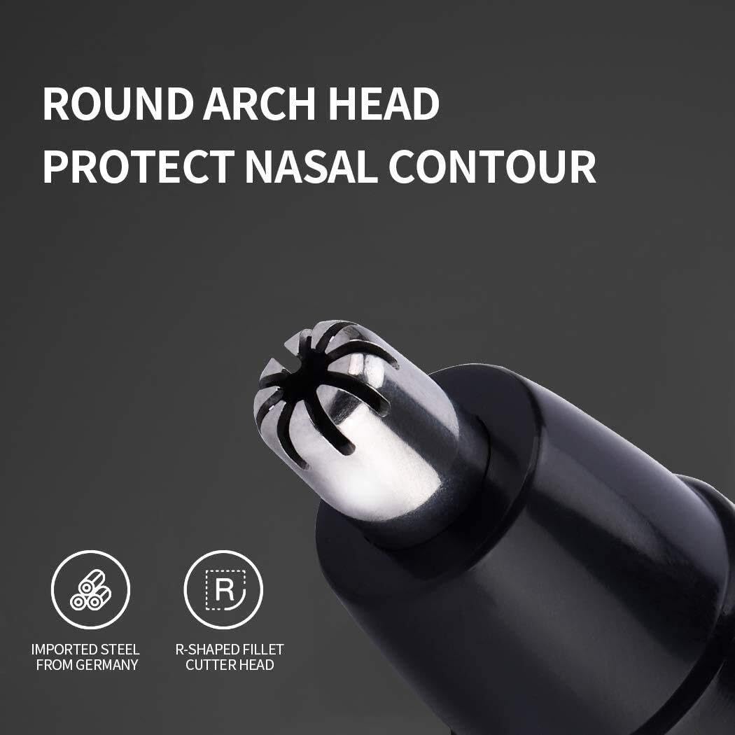 LEONYS Ear and Nose Hair Trimmer Clipper for Men Women, USB Rechargeable Professional Electric Nose Hair Trimmer with Waterproof Head Double-Edge Beauty and Personal Care LEONYS