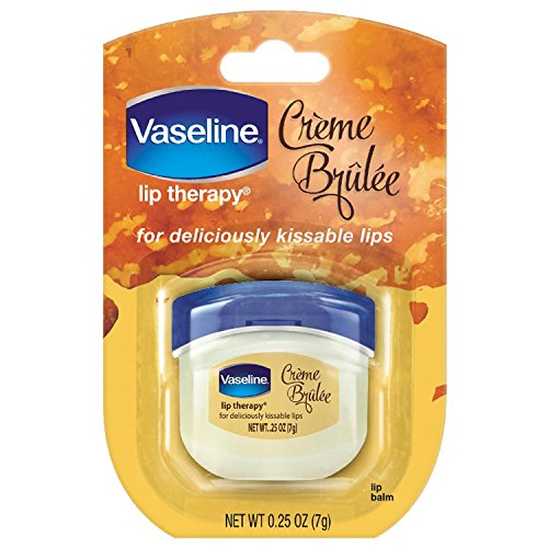Vaseline Lip Balm for Instantly Soft Smooth Lips Crème Brûlée Lip Balm Locks In Moisture to Improve Hydration 0.25 oz Beauty & Personal Care Vaseline