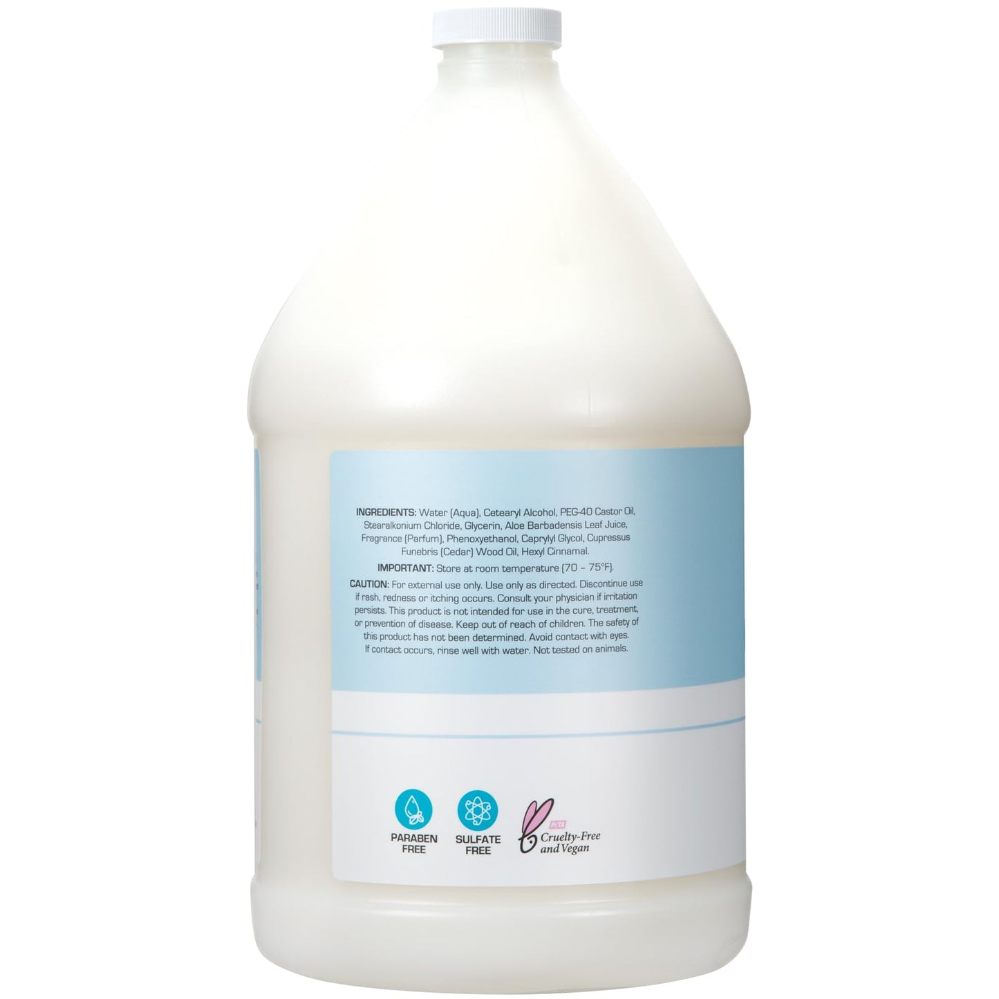 Ginger Lily Farms Club & Fitness Moisturizing Conditioner for Dry Hair, 100% Vegan & Cruelty-Free, Rain Water Scent, 1 Gallon (128 fl oz) Refill Beauty & Personal Care Ginger Lily Farms