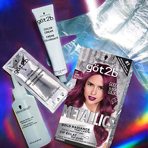 Got2b Metallics Permanent Hair Color, M85 Urban Fuchsia Beauty & Personal Care Got2B