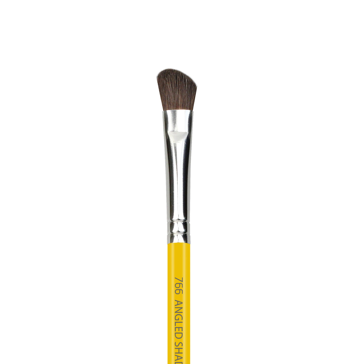 Bdellium Tools Professional Makeup Brush - Studio Series 766 Angled Shadow - With Soft Natural Fibers, For Applying Eyeshadow (Yellow, 1pc)