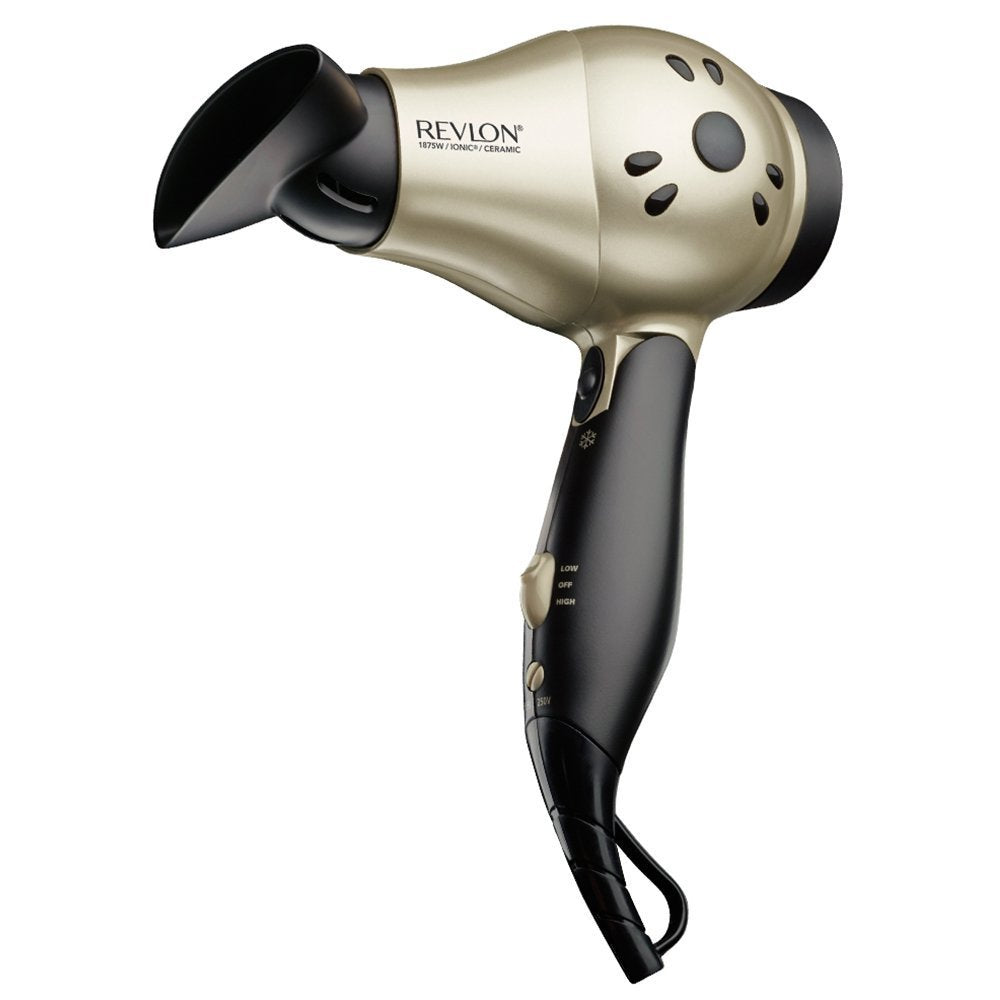 REVLON 1875W Compact Folding Handle Hair Dryer | Great for Travel Beauty & Personal Care Helen Of Troy