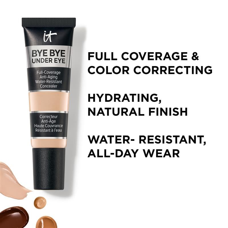 IT Cosmetics Bye Bye Under Eye Concealer (Medium) - Waterproof, Full Coverage Brightening Concealer For Dark Circles, Fine Lines, Redness Beauty and Personal Care IT Cosmetics