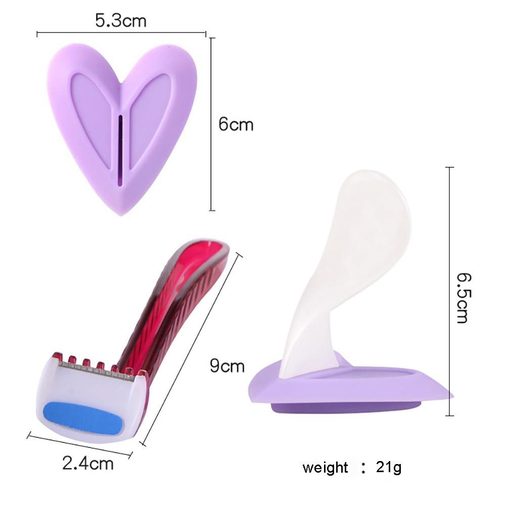 LJJCSFF Bikini Shaving Template Bikini Shaping Tool Pubic Hair Trimmer Stencil Women Private Area Pubic Hair Trimmer Bikini Shaving Model Beauty and Personal Care LJJCSFF