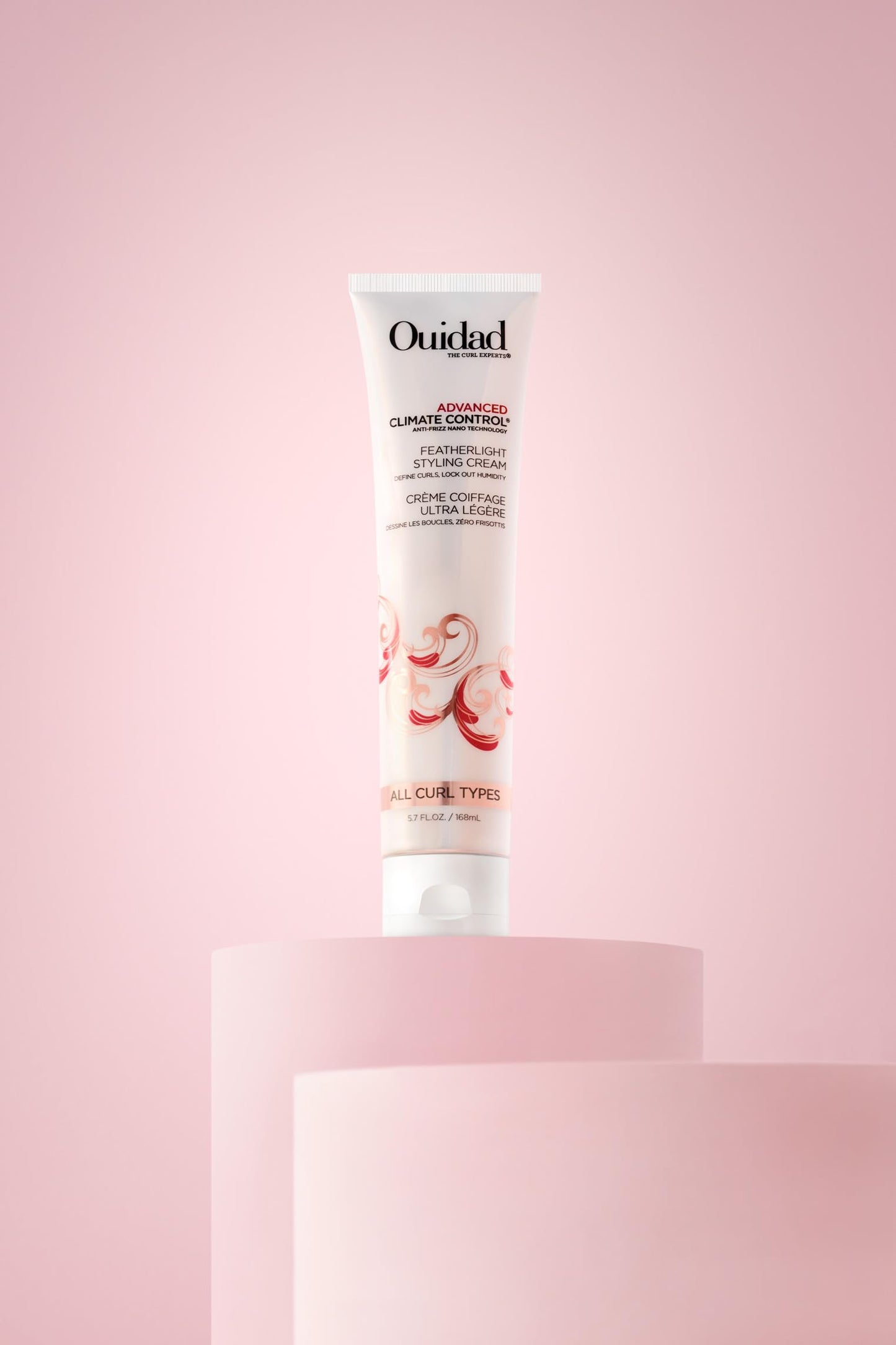 Ouidad Advanced Climate Control Styling Cream, 5.7 fl oz, Featherlight Curl Cream for Curly Hair, Shiny, Hydrated & Frizz-Free Curls, Sulfates Beauty & Personal Care Ouidad