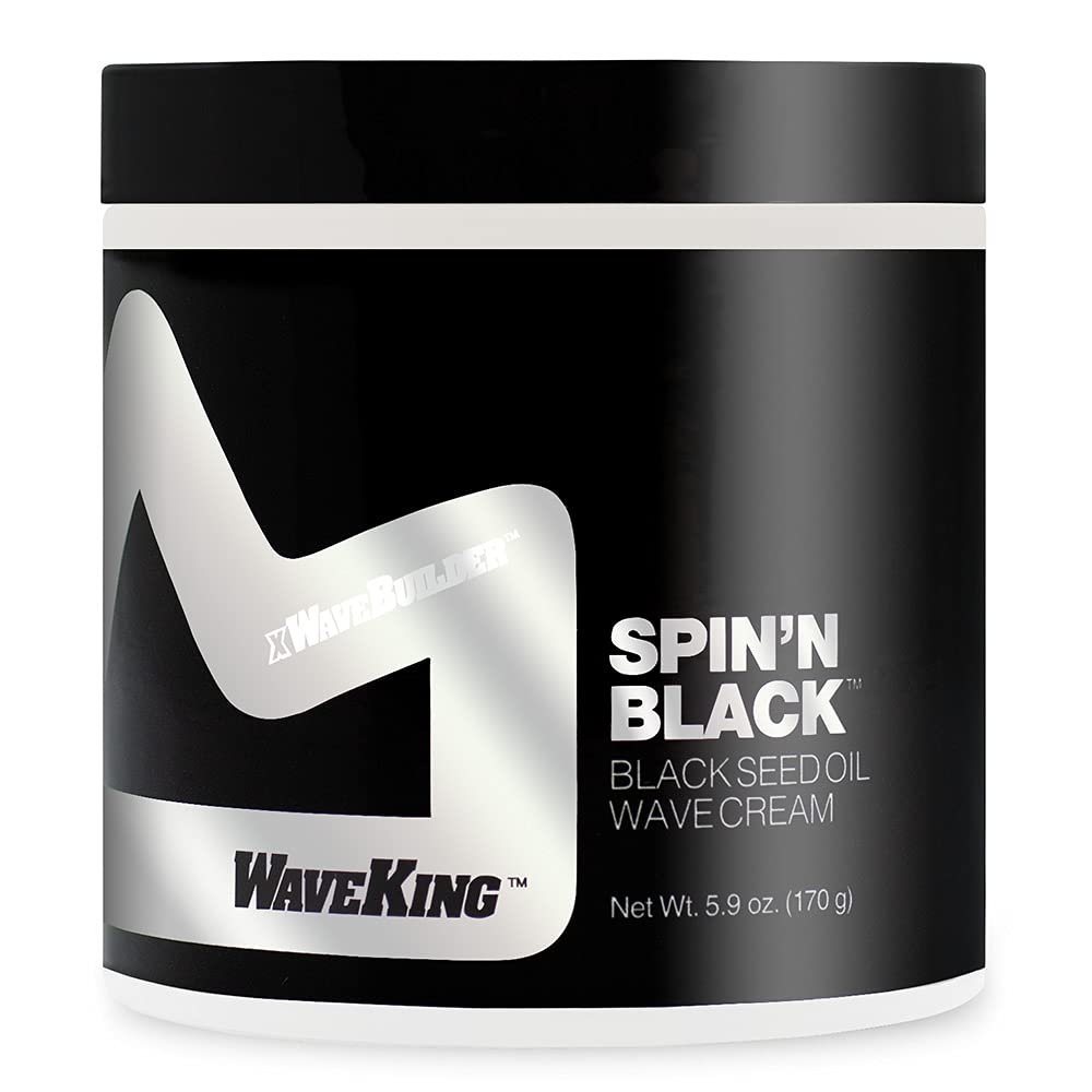 Wave King x Wavebuilder Spin'n Black Black Seed Oil Wave Cream Beauty & Personal Care Wave King