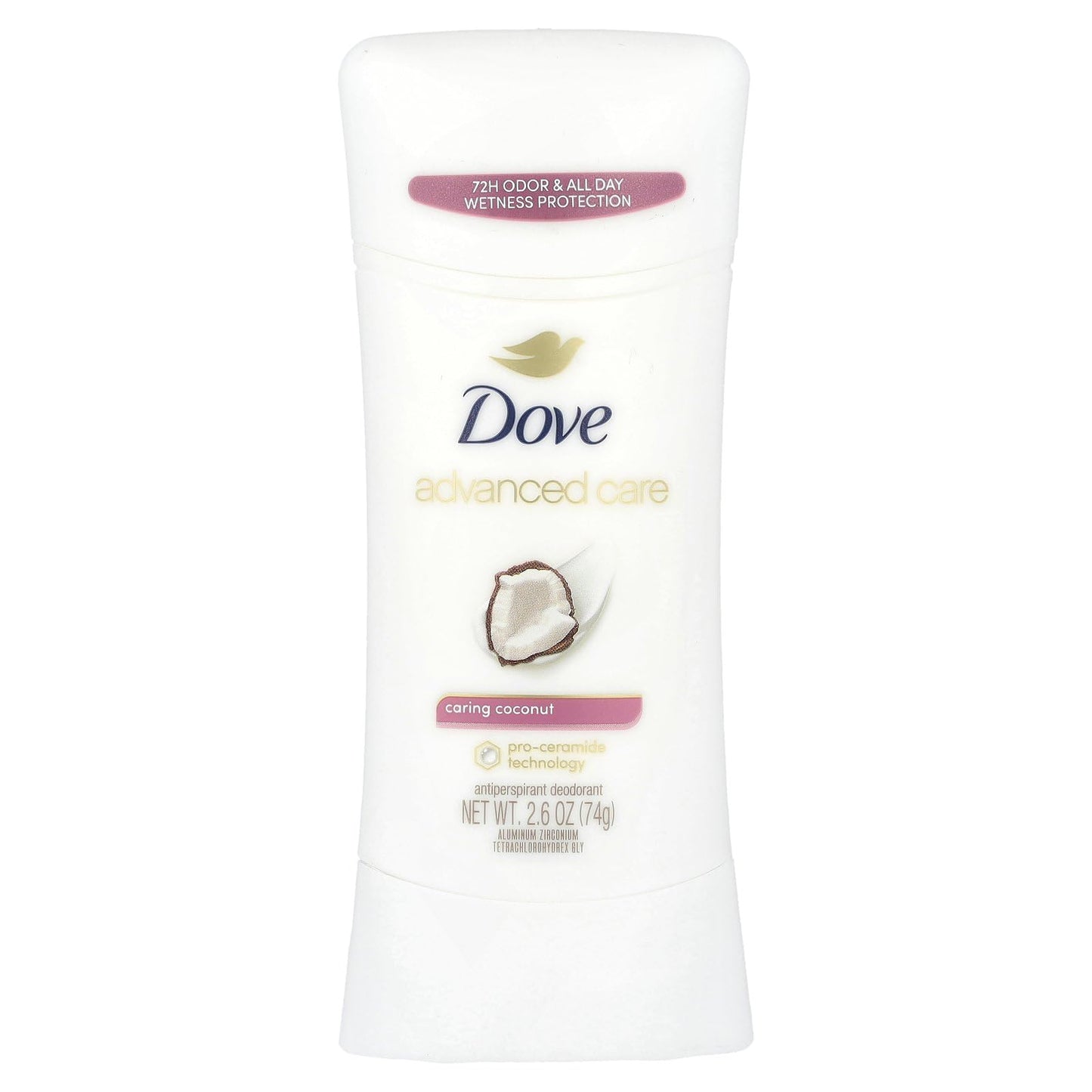 Dove Deodorant 2.6 Ounce Adv Care Anti-Perspirant Coconut (76ml) (3 Pack) Beauty and Personal Care Dove