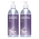 Plaine Products Eco-Friendly Shampoo and Conditioner - Citrus Lavender - Sulfate/Paraben/Phthalate Free, 16oz (Refillable Aluminum Bottles with Pumps) Beauty & Personal Care Plaine Products